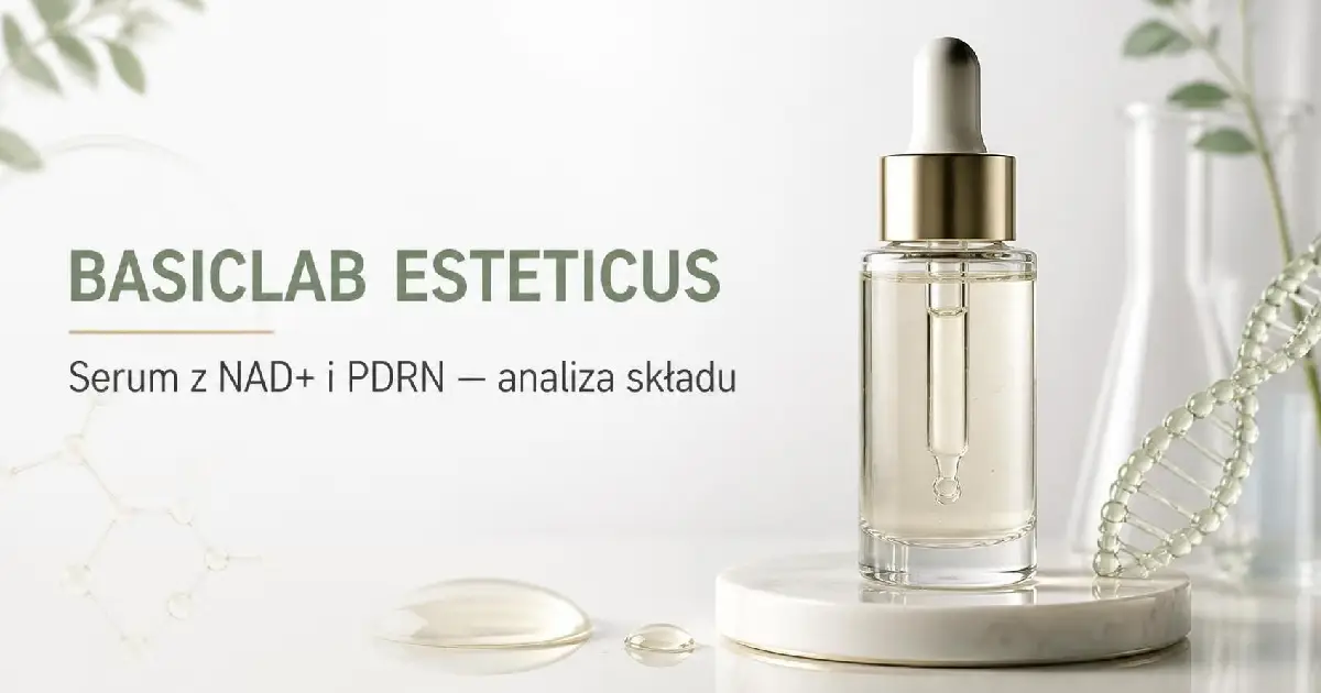 BasicLab Esteticus Odbudowujące serum rewitalizujące (4% boostera NAD+, 1% PDRN, 2% adenozyny)